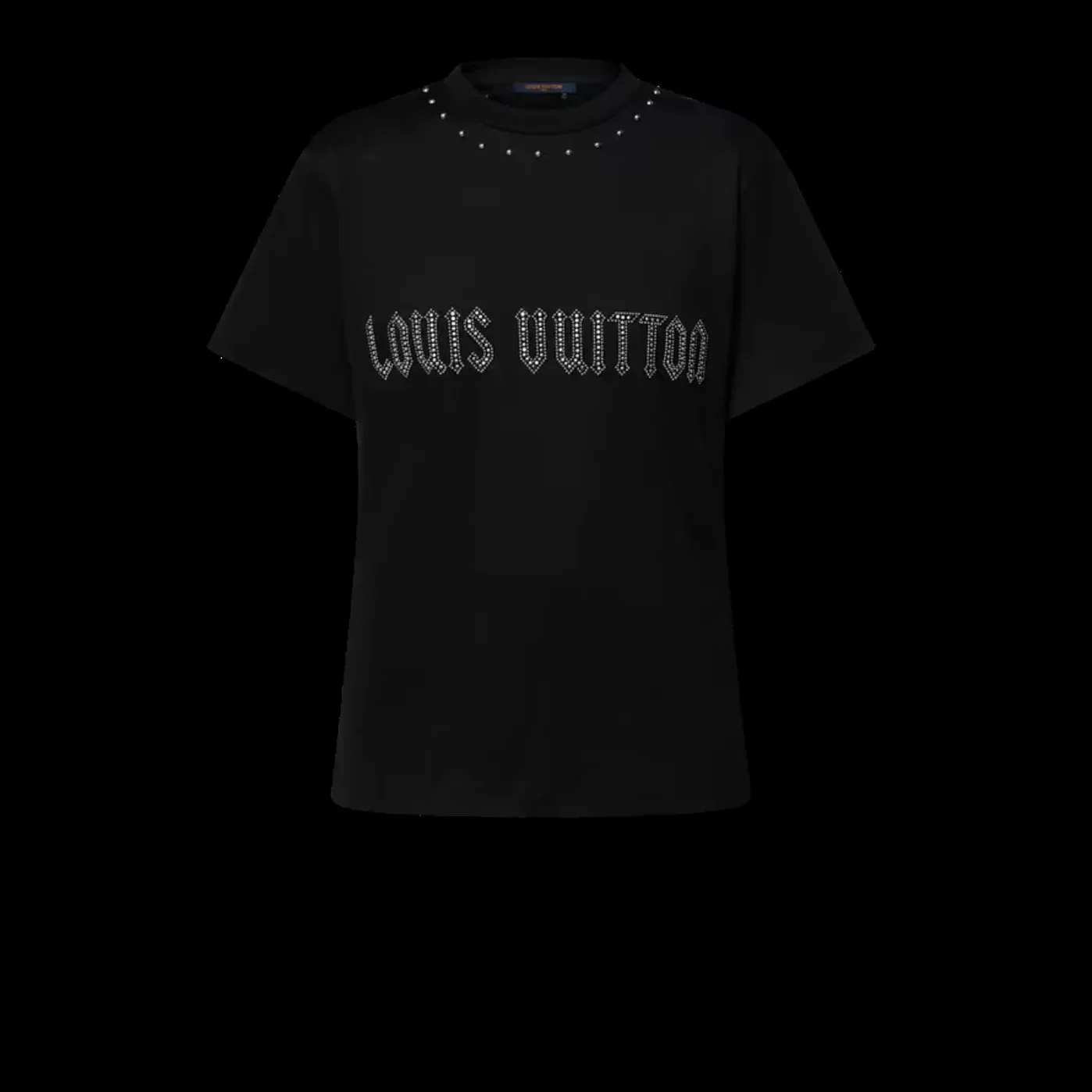 Louis Vuitton Stud T in Shirt Black