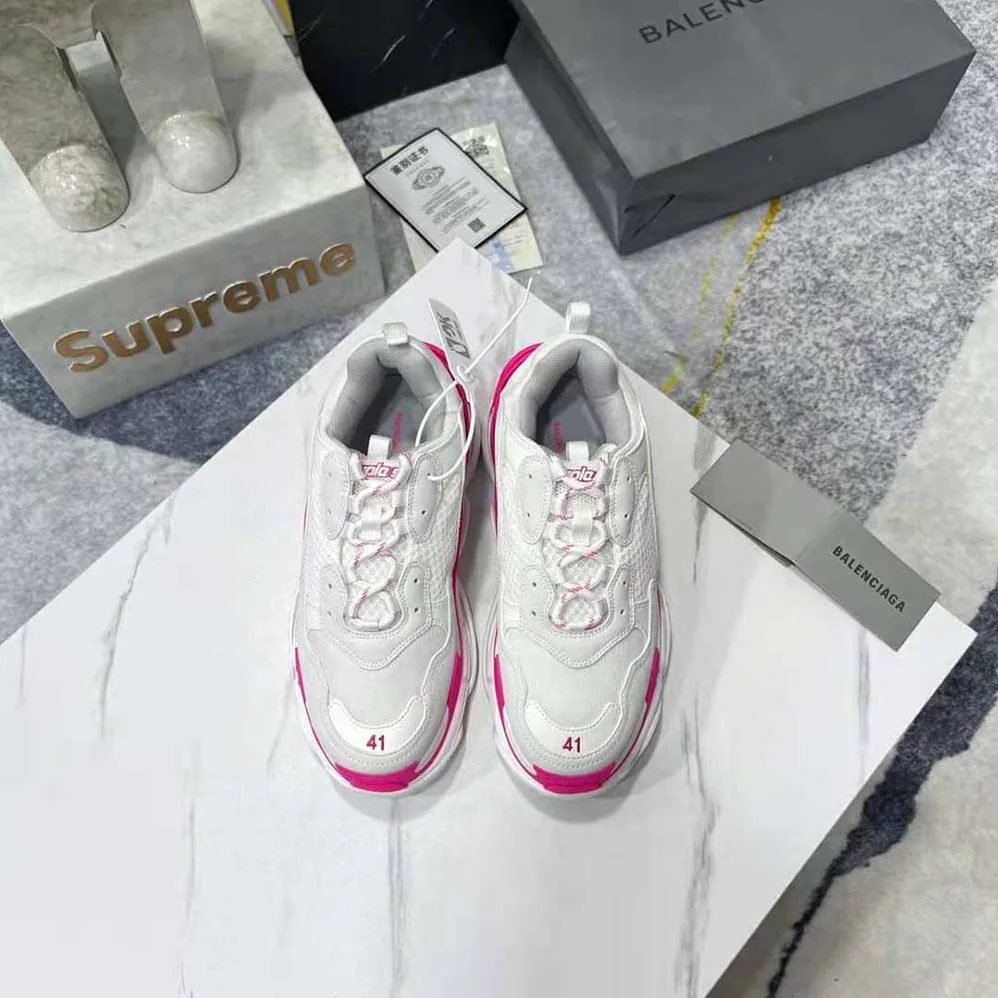 Balenciaga Triple S Sneaker in Fluo Pink for Women