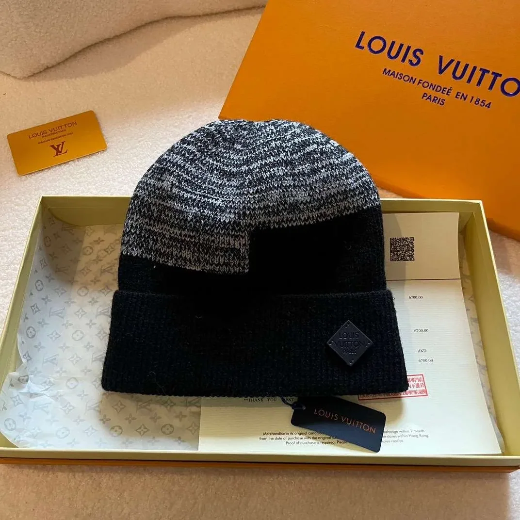 Louis Vuitton Neo Petit Damier Beanie Black Louis Vuitton Neo Petit Damier Beanie Black