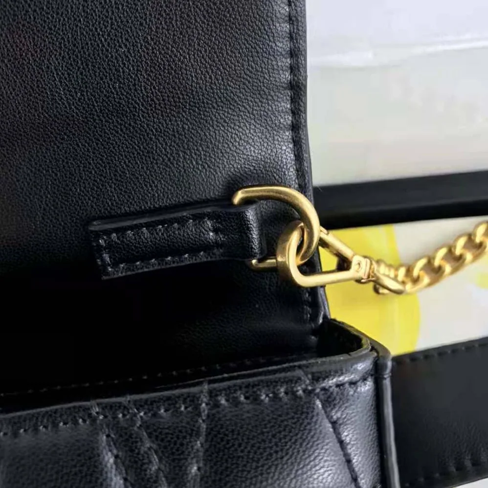 Versace Virtus Quilted Belt Bag in Calfskin Leather for Women in Black Versace Virtus Quilted Belt Bag in Calfskin Leather for Women in Black