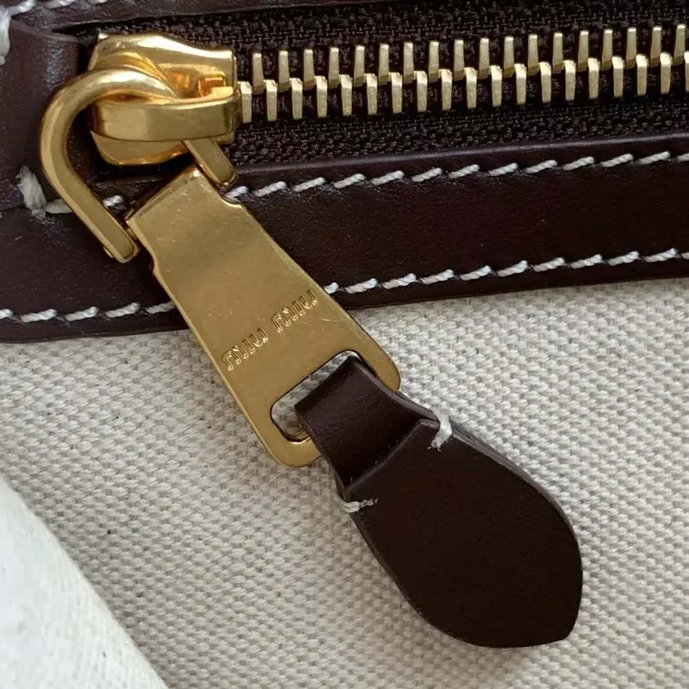 Miu Miu IVY Leather Bag-Chocolate 5BG231_2CRW_F0NBL_V_MLN for Women