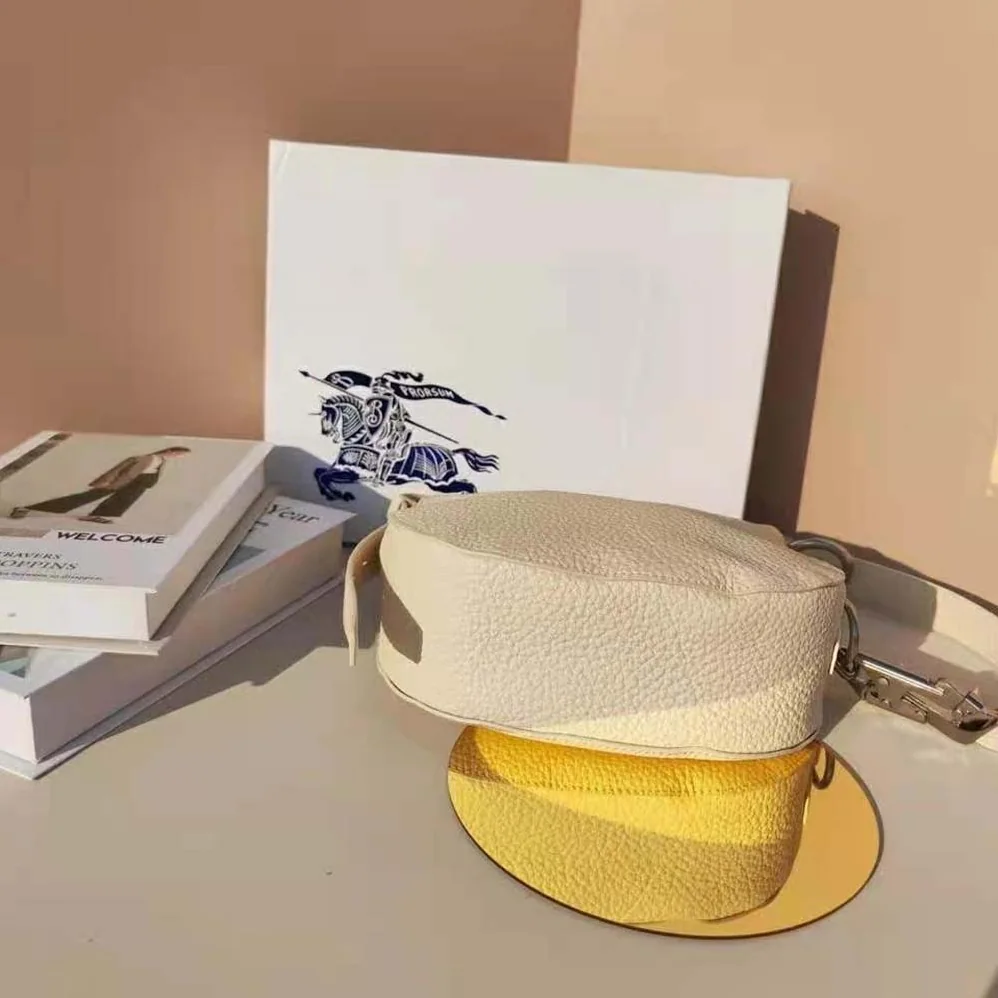Burberry Small Knight Bag for Women in White Burberry Small Knight Bag for Women in White