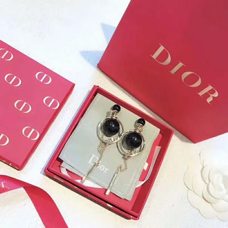 Dior Dior Tribales Earrings for Women in Black
