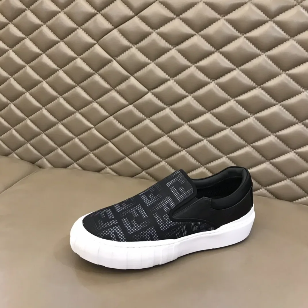 Fendi Force Slip On Sneakers Black 7E1454AD77F13RZ