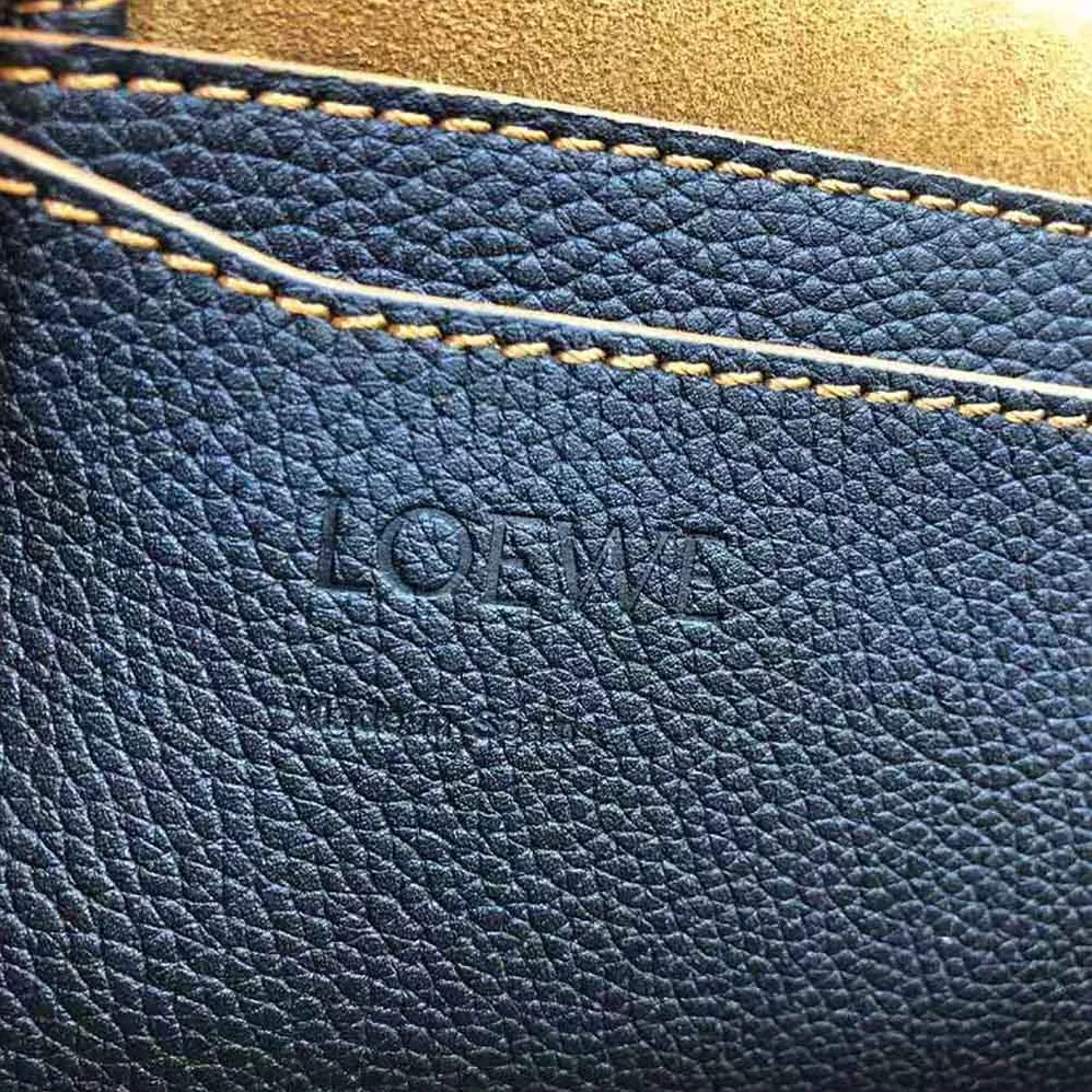 Loewe Mini Barcelona Bag in Soft Grained Calfskin for Women in Black Loewe Mini Barcelona Bag in Soft Grained Calfskin for Women in Black