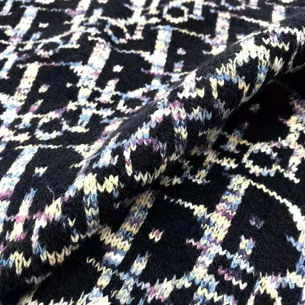 Dior Oblique Sweater Navy Blue Wool Jacquard for Men