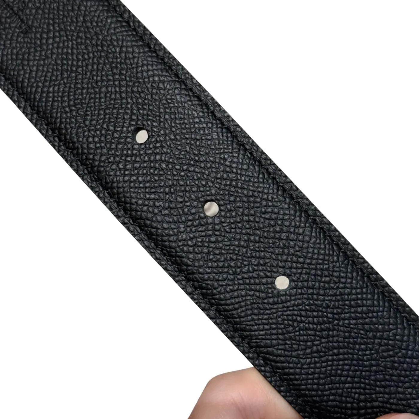 Hermès H-Zip Reversible Belt Black & Green Hermès H-Zip Reversible Belt Black & Green