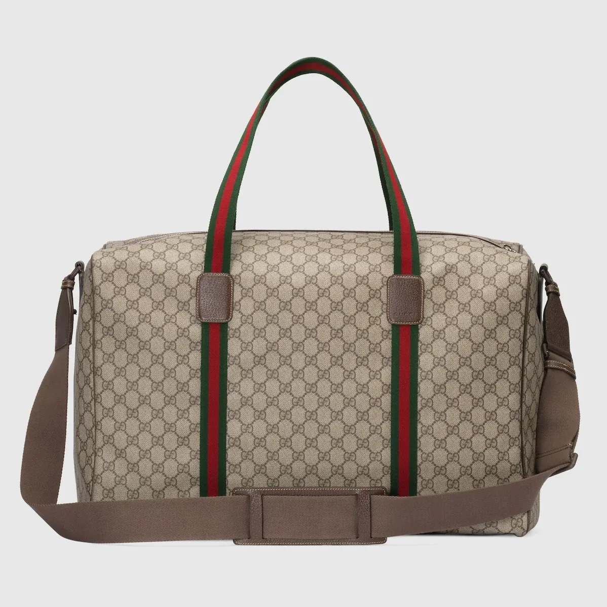 Gucci Large Duffle Bag With Web Beige / Gucci Large Duffle Bag With Web Beige /