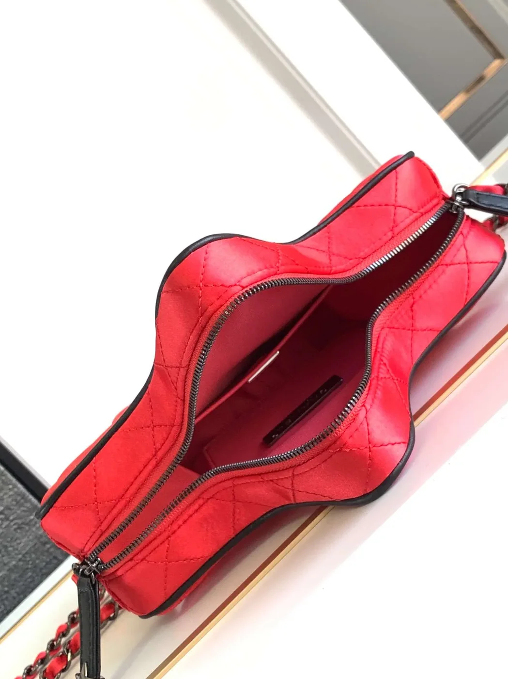 Chanel Star Handbag Red in Blue / Chanel Star Handbag Red in Blue /