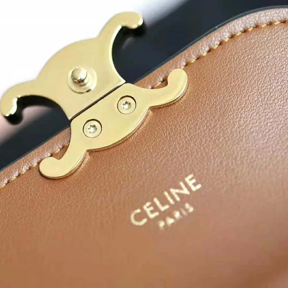 Celine Small Triomphe Wallet in Triomphe Canvas for Women in Tan Celine Small Triomphe Wallet in Triomphe Canvas for Women in Tan