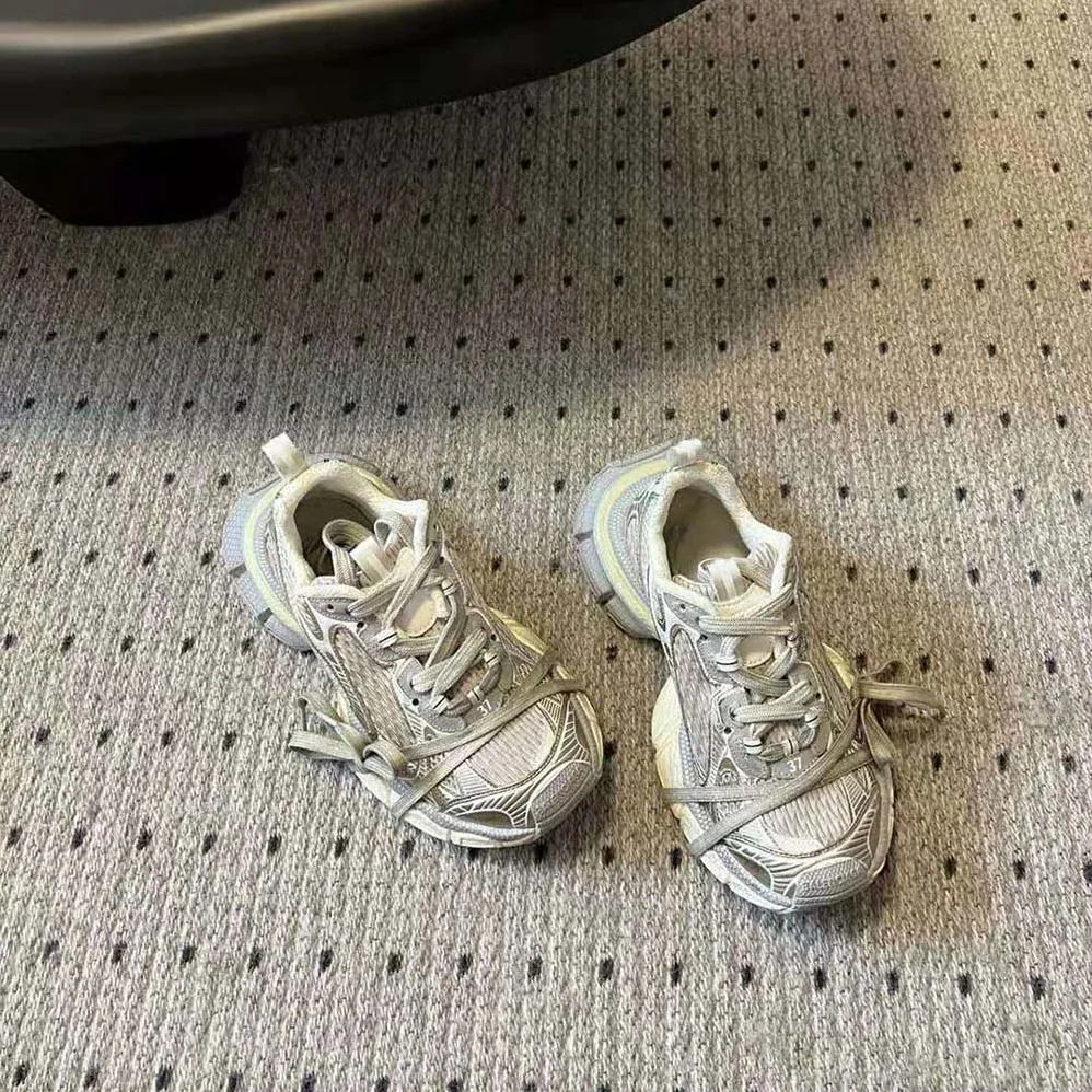 Balenciaga 3XL Sneaker in Beige Mesh and Polyurethane for Unisex