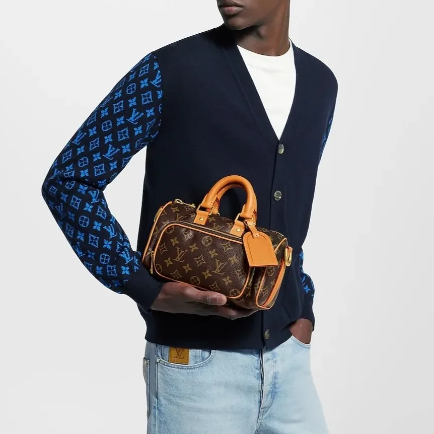 Louis Vuitton Keepall Cargo 25 Travel Bag in Brown Monogram Gold Hardware