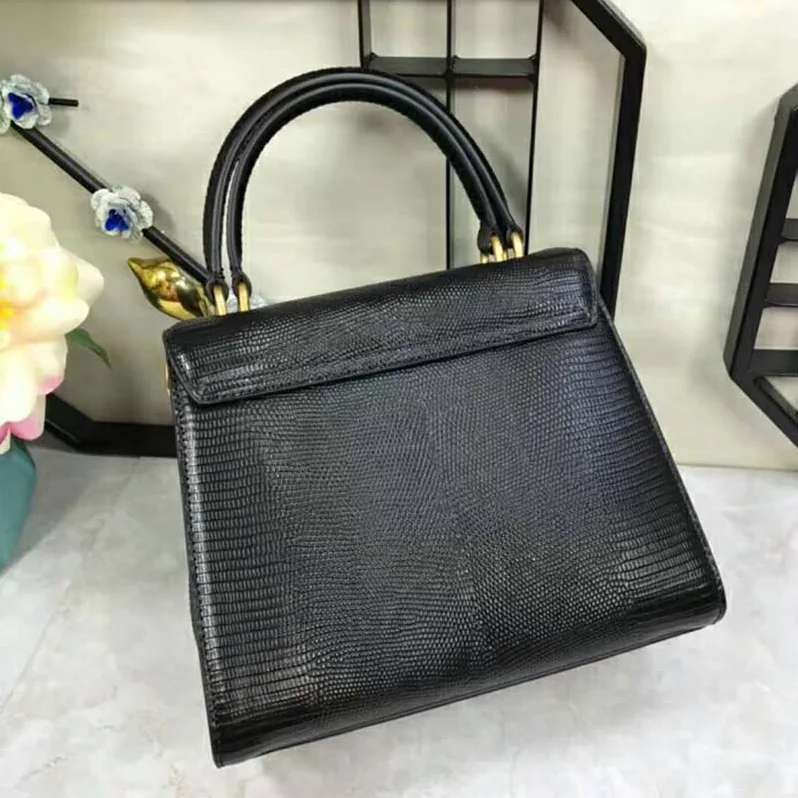 Dolce Gabbana D&G Leather Welcome Handbag for Women in Black