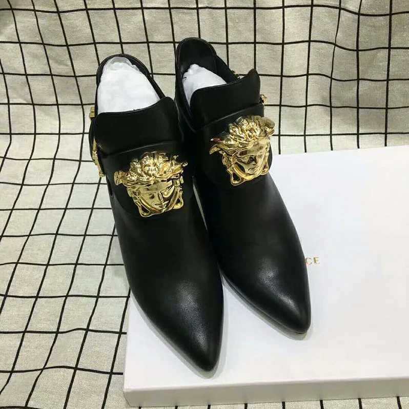 Versace Shoes Palazzo High heel Booties-95mm for Women