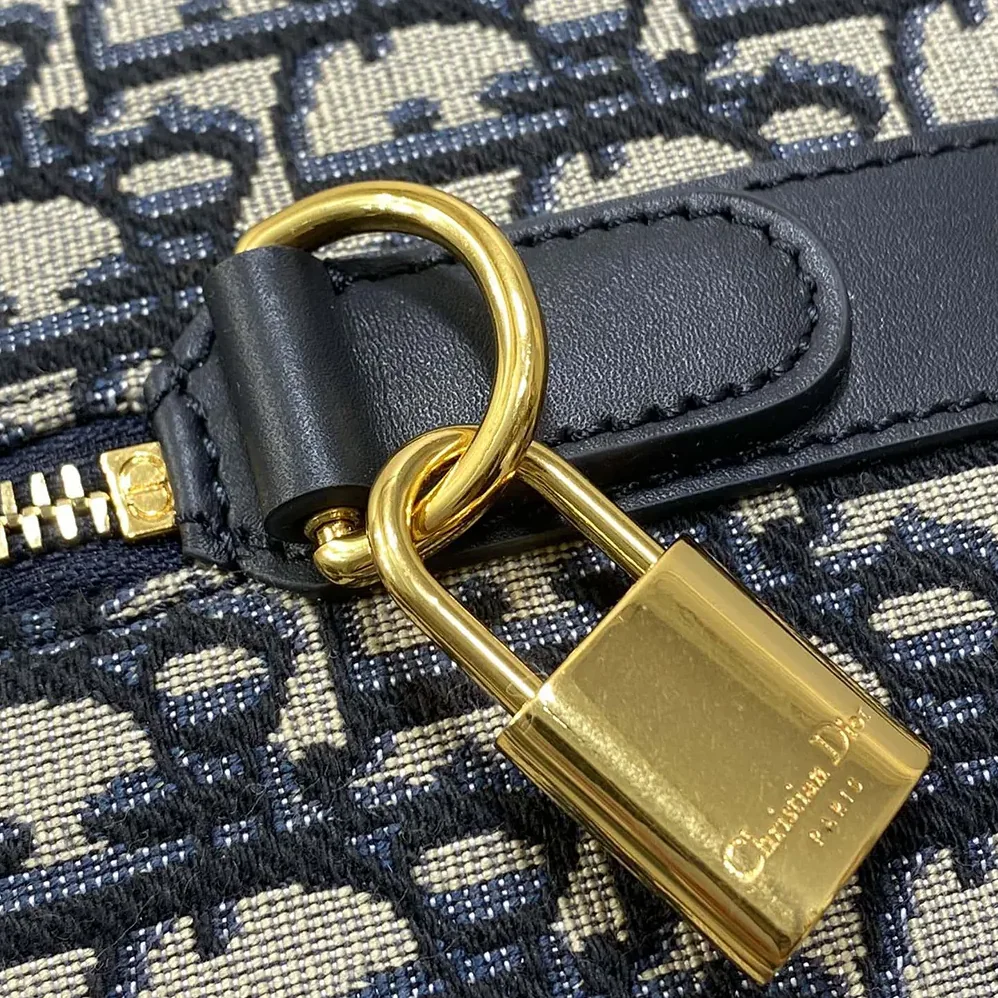 Dior Nano Dior Groove 17 Bag Blue Dior Oblique Jacquard for Women Dior Nano Dior Groove 17 Bag Blue Dior Oblique Jacquard for Women