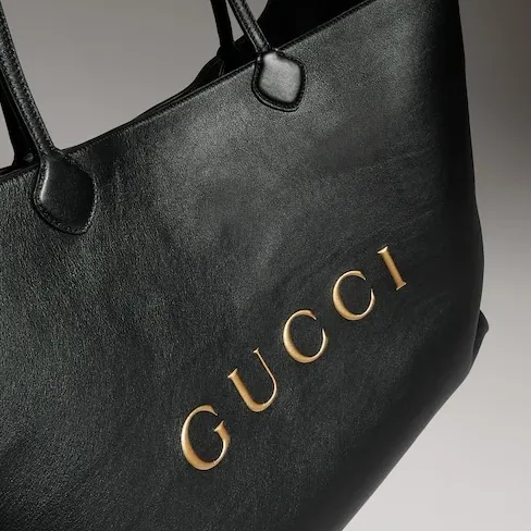 Gucci NY Large Tote Bag / Black Gold Hardware A00B4R AAHG7 1092 Gucci NY Large Tote Bag / Black Gold Hardware A00B4R AAHG7 1092
