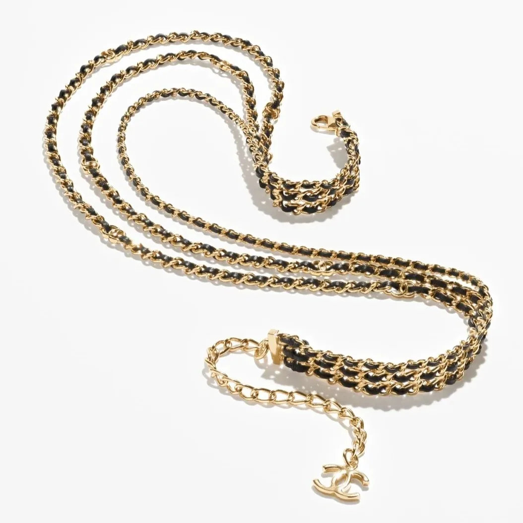 Chanel Necklace Gold Hardware