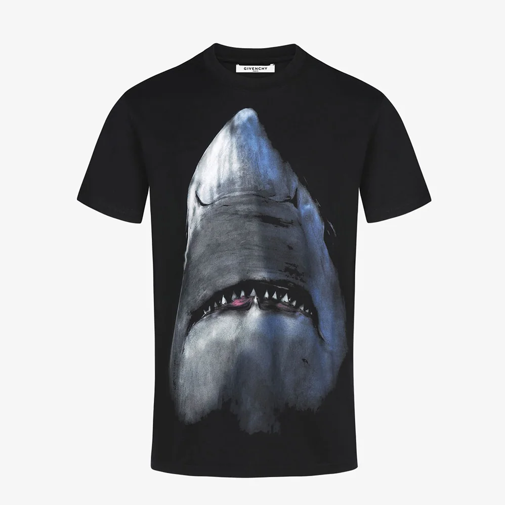 Givenchy Shark Printed T-shirt with Shark Print on the Chest for Men