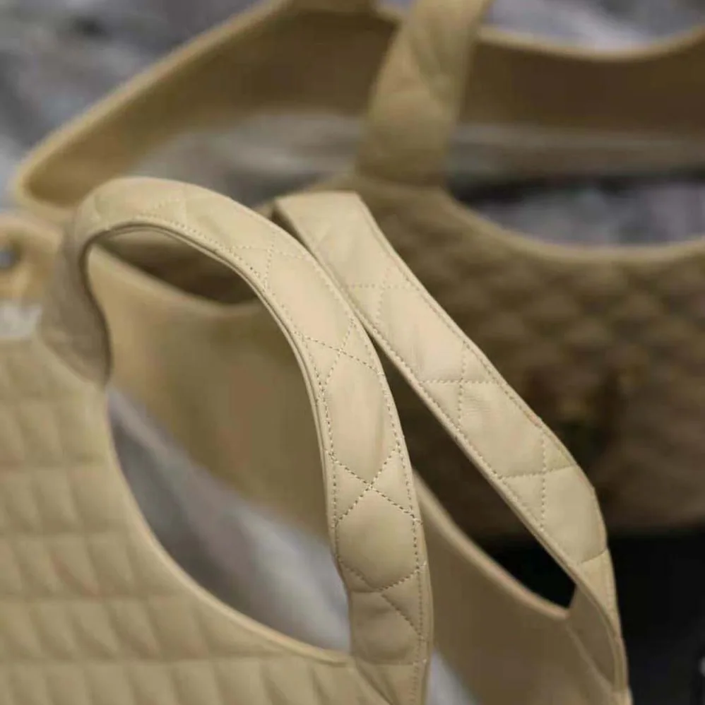 Saint Laurent YSL Icare Maxi Shopping Bag in Quilted Nubuck Suede for Women Saint Laurent YSL Icare Maxi Shopping Bag in Quilted Nubuck Suede for Women