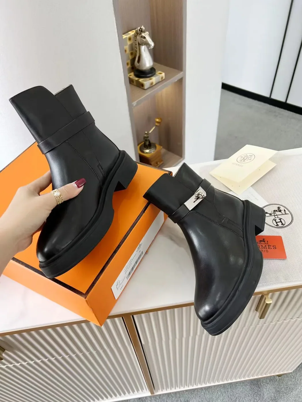 Hermes Veo Ankle Boots Black , Shoes Hermes Veo Ankle Boots Black , Shoes
