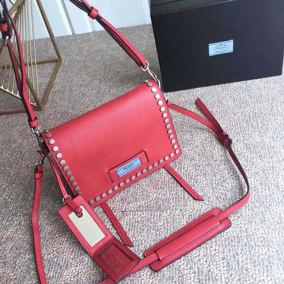 Prada Prada Etiquette Bag for Women in Red Prada Prada Etiquette Bag for Women in Red