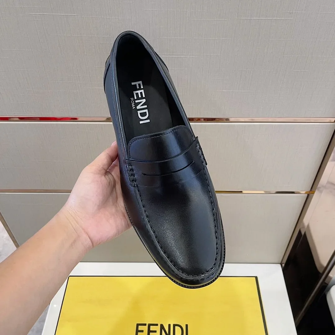 Fendi Force Matte Black Loafers Fendi Force Matte Black Loafers