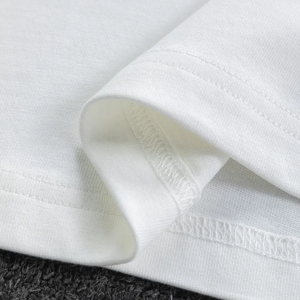 Dior T-Shirt with Dior Clover Embroidery Relaxed Fit White Cotton Jersey for Women Dior T-Shirt with Dior Clover Embroidery Relaxed Fit White Cotton Jersey for Women