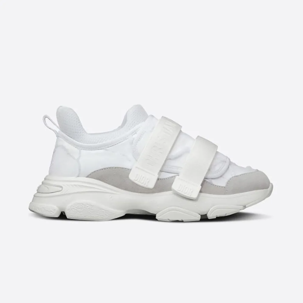 Dior D-Wander Sneaker White Camouflage Technical Fabric for Women