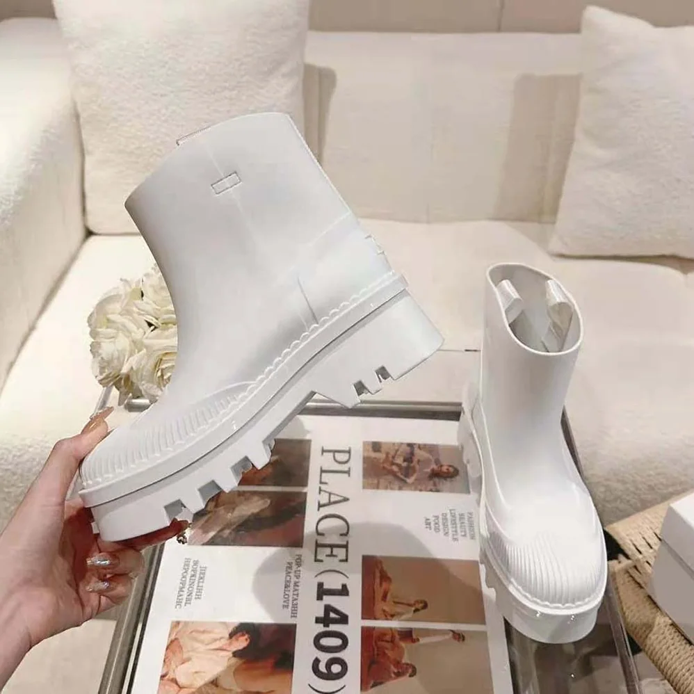 Chloe Raina Rain Boot for Women in White Chloe Raina Rain Boot for Women in White