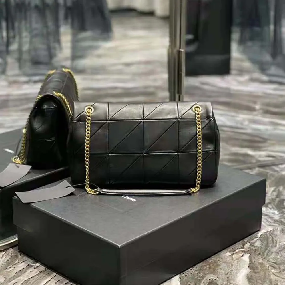 Saint Laurent YSL Jamie Medium Carre Reive Gauche in Lambskin for Women Saint Laurent YSL Jamie Medium Carre Reive Gauche in Lambskin for Women