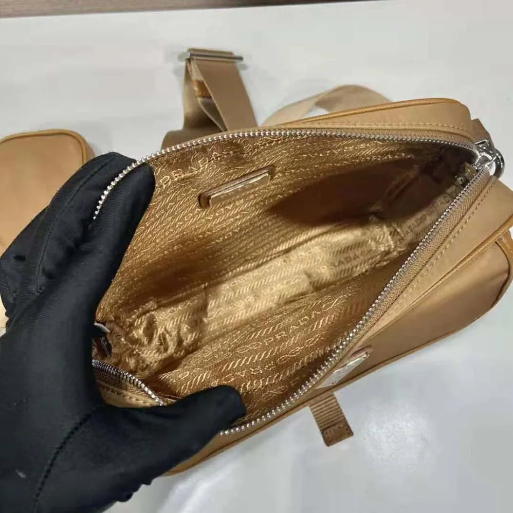 Prada Re-Nylon and Saffiano Leather Shoulder Bag for Men