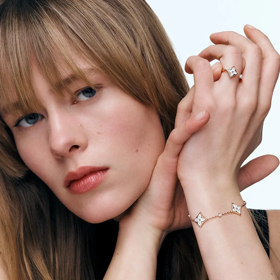 Louis Vuitton Color Blossom BB Multi-Motifs Bracelet Pink in Toned Louis Vuitton Color Blossom BB Multi-Motifs Bracelet Pink in Toned
