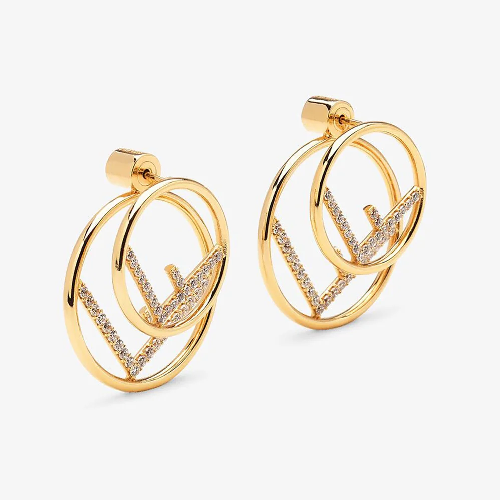 Fendi F is Fendi Earrings Gold for Women in Colored Necklace Fendi F is Fendi Earrings Gold for Women in Colored Necklace
