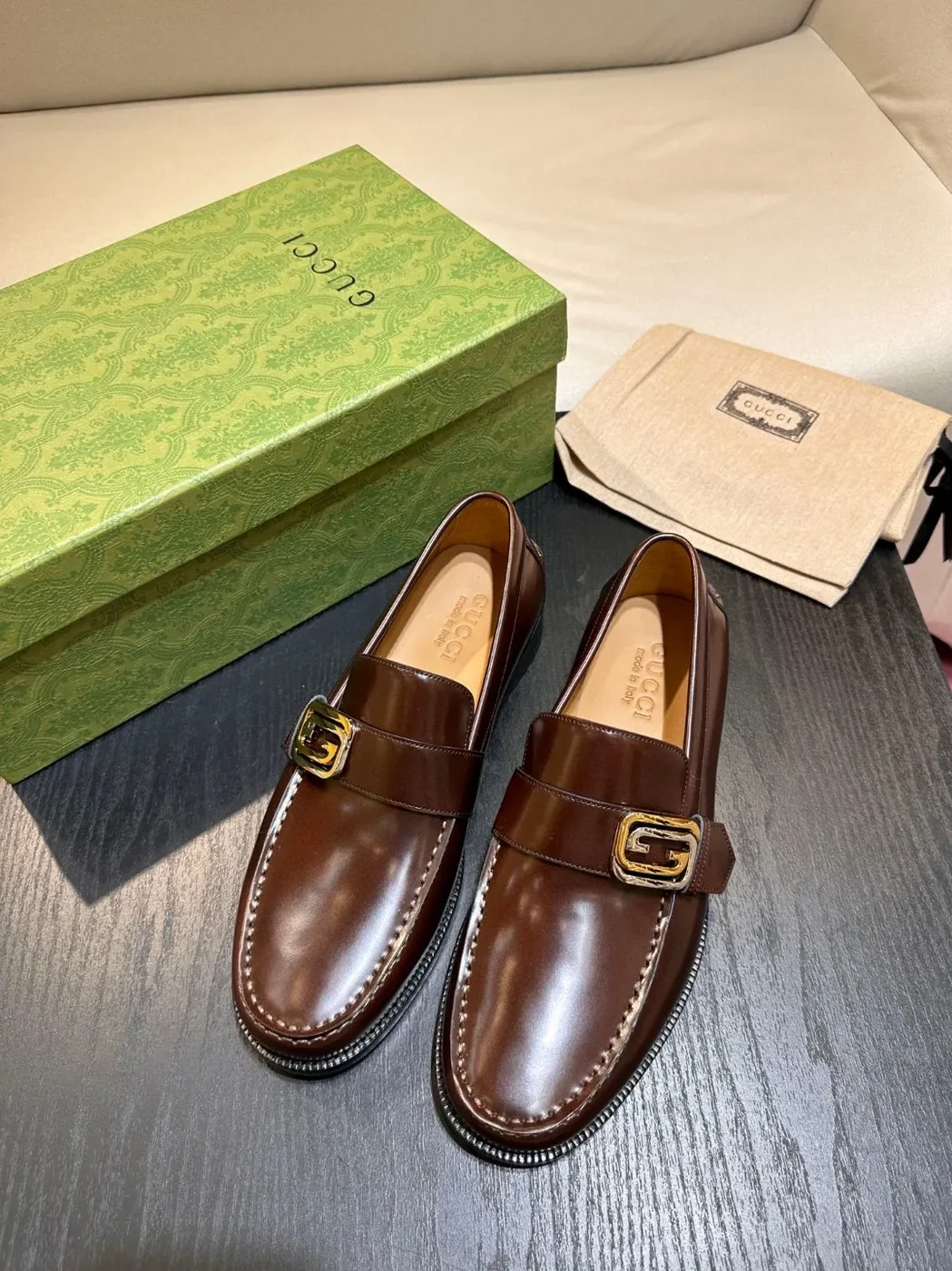 Gucci Interlocking G Loafer Brown Gucci Interlocking G Loafer Brown