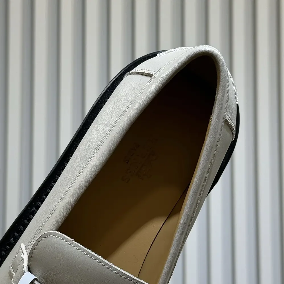 Hermes Icone Loafer in Calfskin for Women in Gray