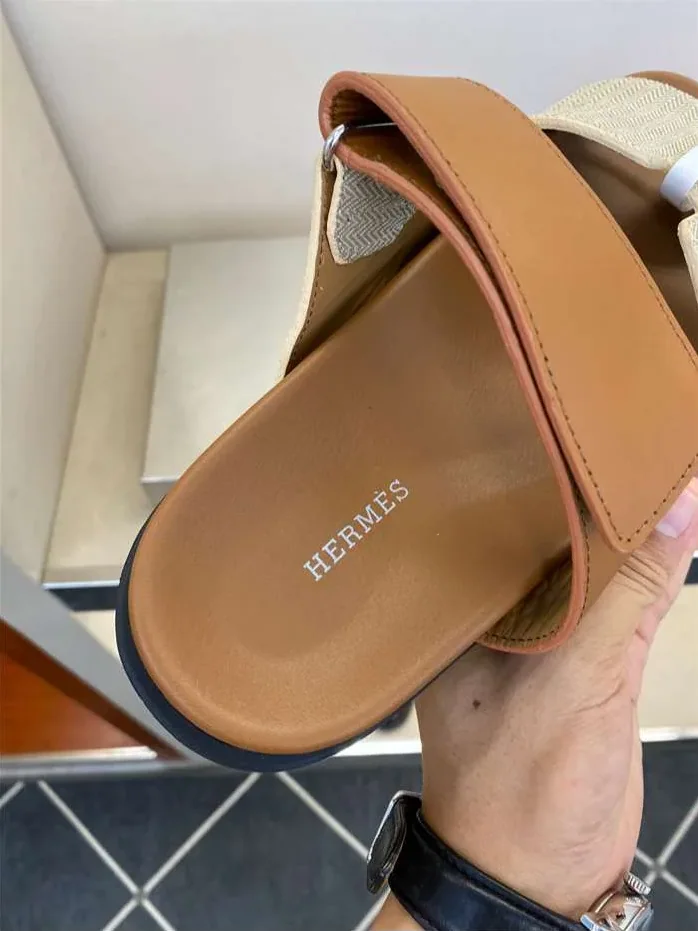 Hermes Chypre Sandal Beige Hermes Chypre Sandal Beige