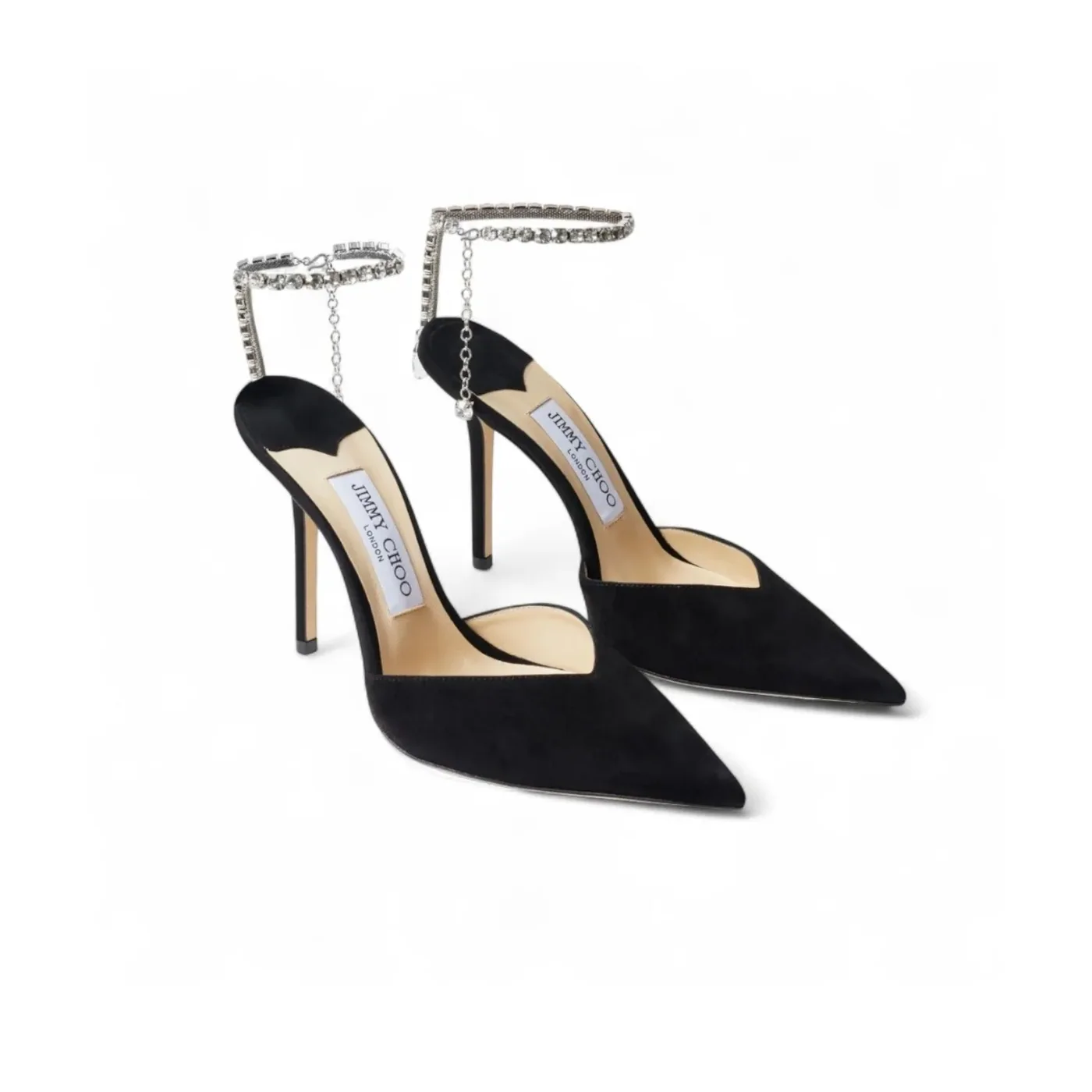 Jimmy Choo Saeda 100 Pumps Black SAEDA100EWA