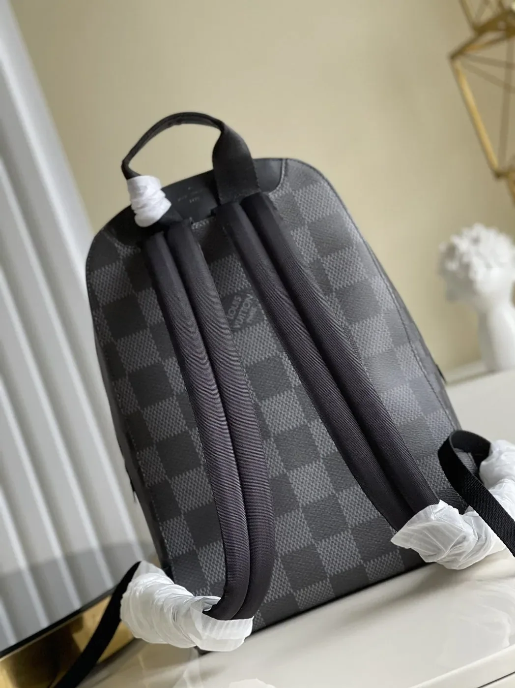 Louis Vuitton Campus Backpack Damier Graphite 3D Canvas Grey