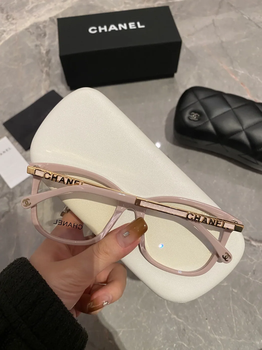 Chanel Square Sunglasses Pink Chanel Square Sunglasses Pink