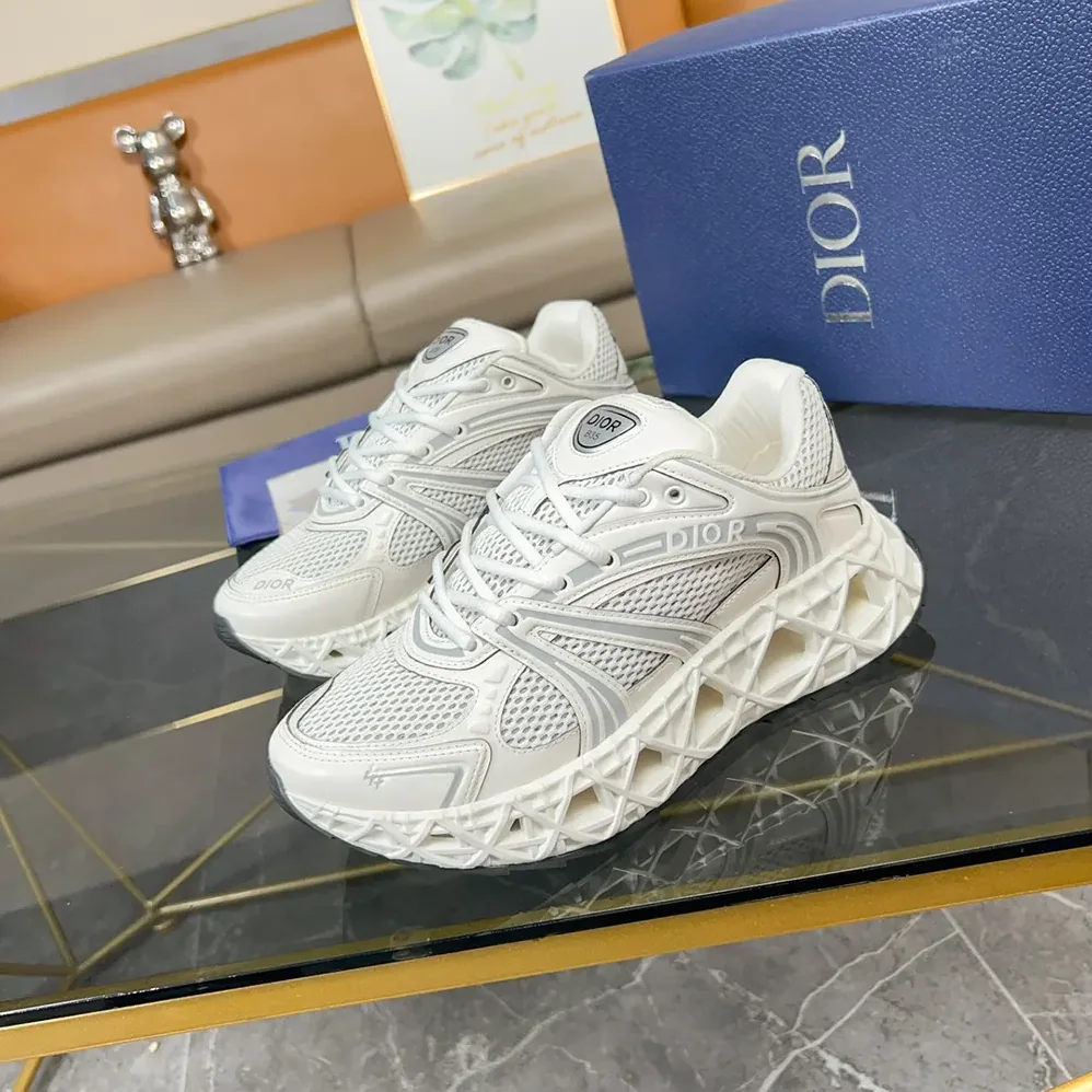 Dior B35 NXXT Sneaker White Technical Fabric and White Technical Mesh for Men