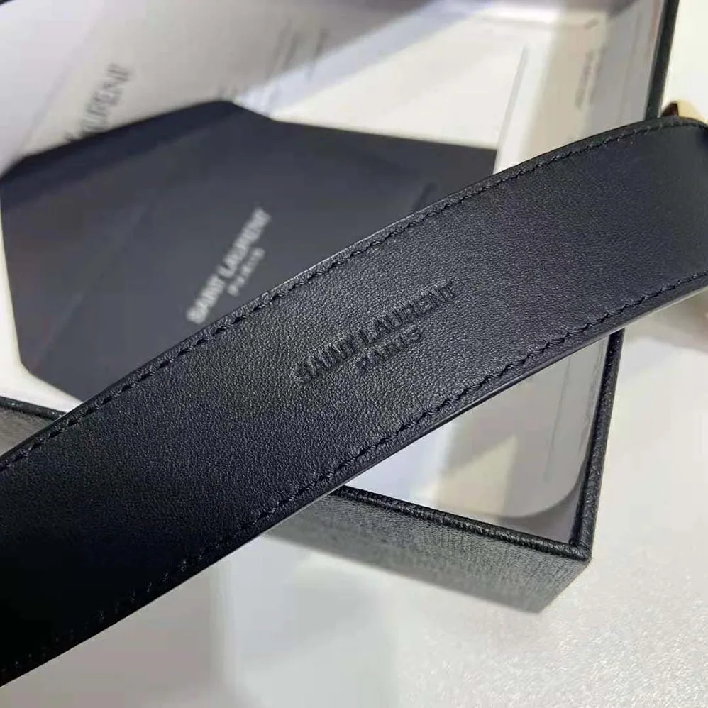 Saint Laurent YSL Heart Belt in Lambskin for Women Saint Laurent YSL Heart Belt in Lambskin for Women