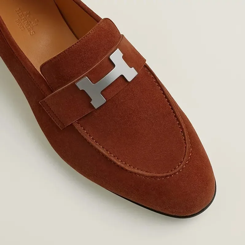 Hermes Paris Loafers Orange Hermes Paris Loafers Orange