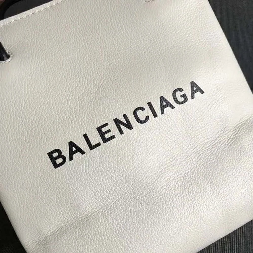 Balenciaga Shopping Tote XXS Bag in Calfskin Leather for Women in White