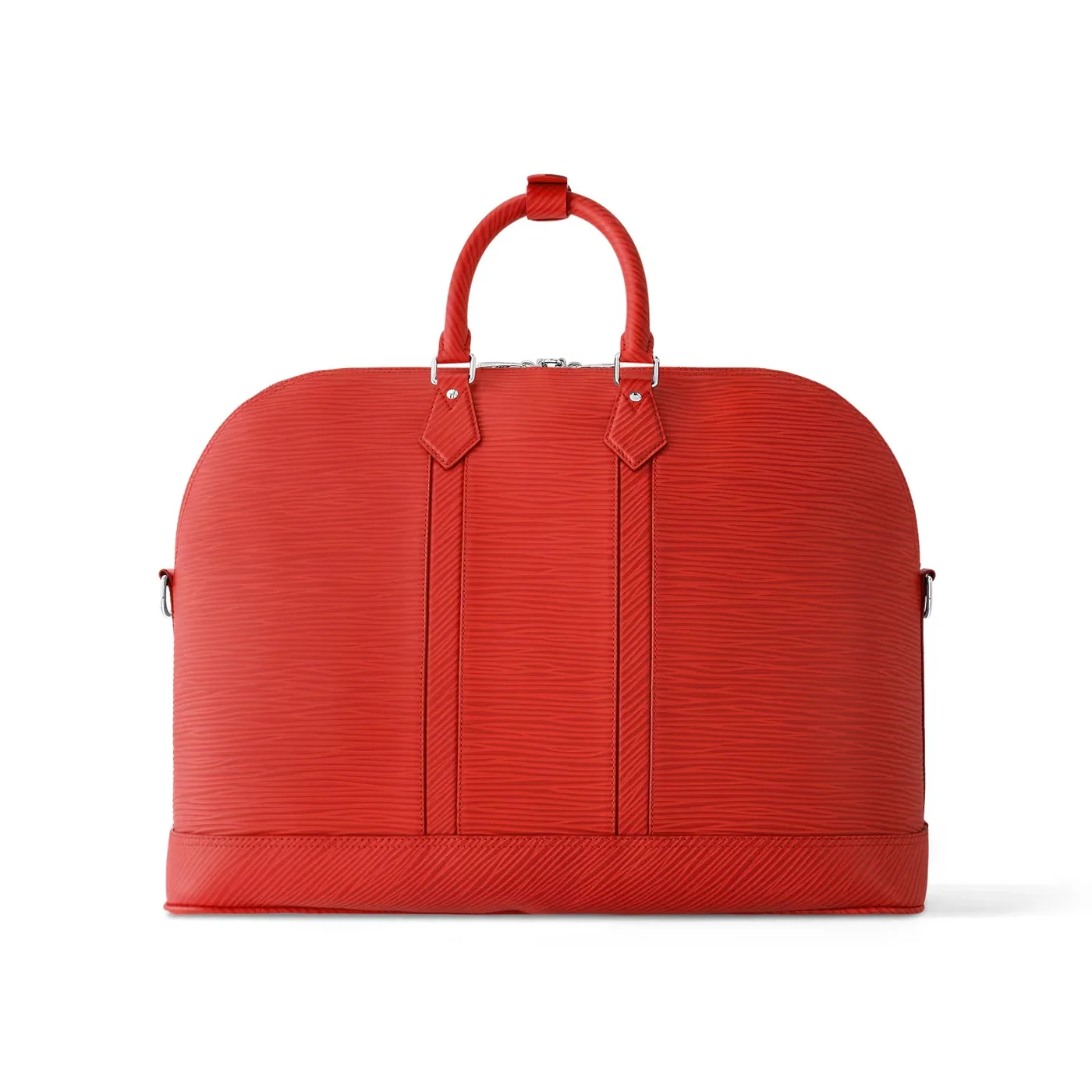 Louis Vuitton Alma Travel GM Top Handle Bag in Red Silver Hardware Louis Vuitton Alma Travel GM Top Handle Bag in Red Silver Hardware