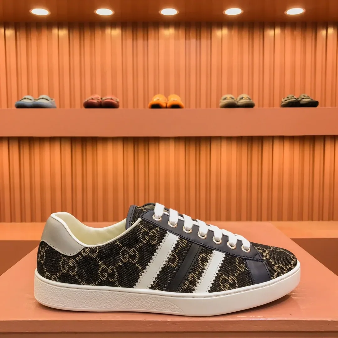 Gucci x Adidas With GG Sneakers Black for Men