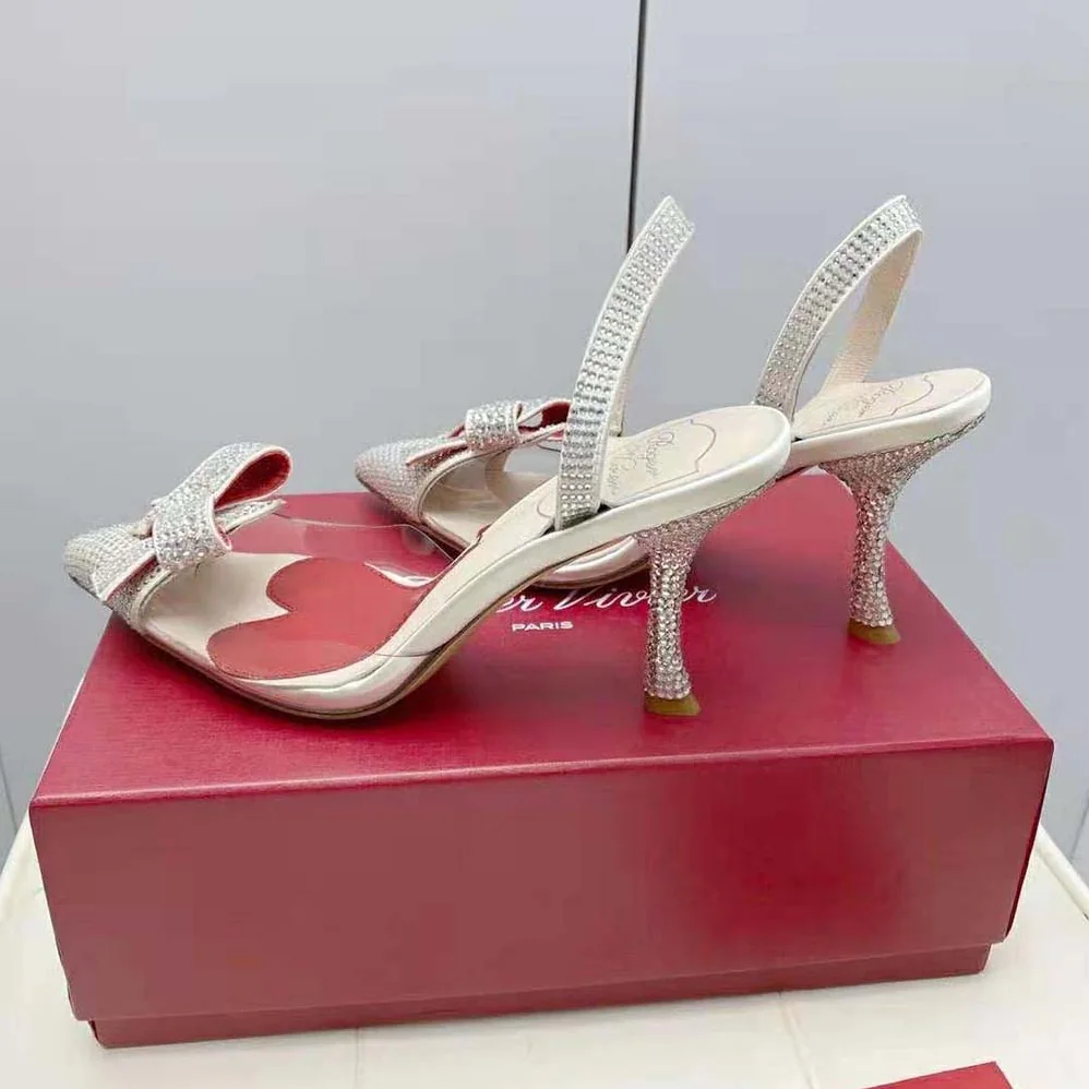 Roger Vivier I Love Vivier Bow Strass Pumps in PVC for Women
