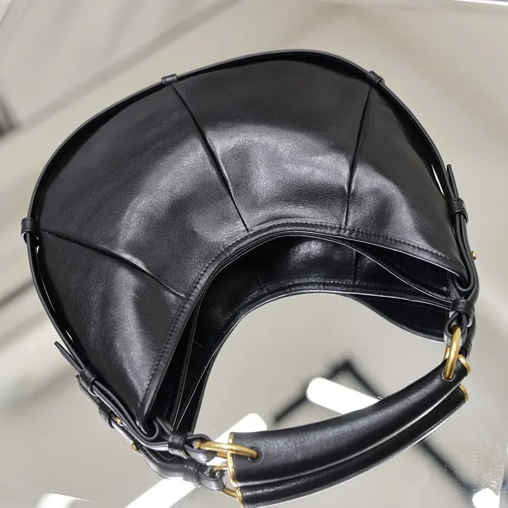Saint Laurent YSL Mombasa Small In Leather for Women in Black