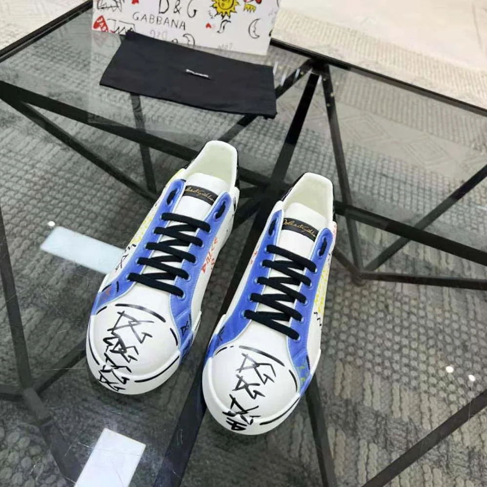Dolce Gabbana D&G Limited Edition Portofino Sneakers for Unisex in Blue