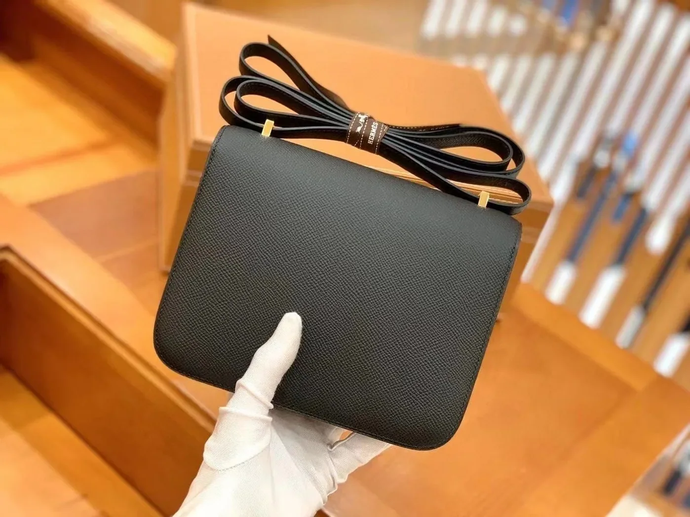 Hermes Constance 23 Epsom Black Hermes Constance 23 Epsom Black