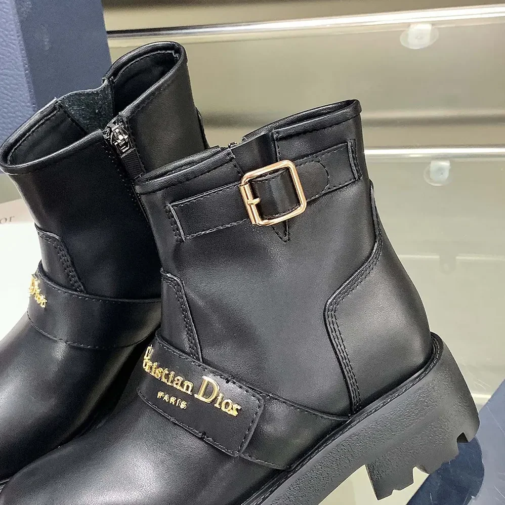 Dior D-Quest Ankle Boot Black Calfskin for Women Dior D-Quest Ankle Boot Black Calfskin for Women